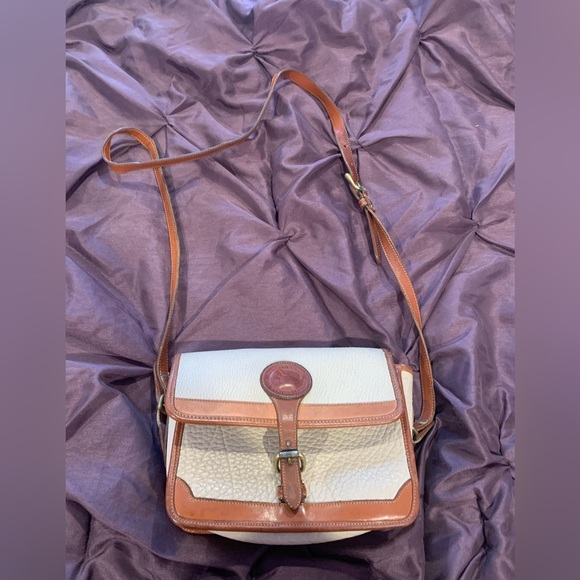 Dooney & Bourke Handbags - Dooney & Bourke Two-Tone Leather Crossbody Bag
